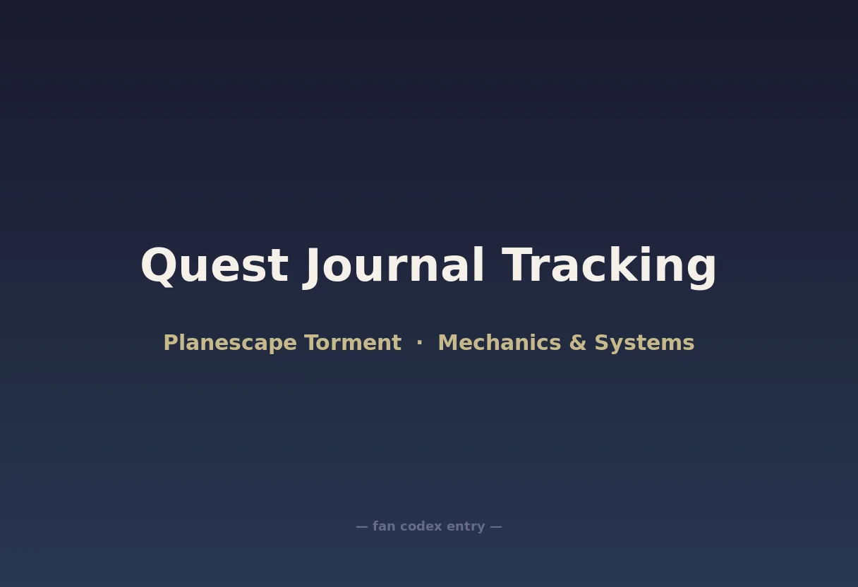 Quest Journal Tracking