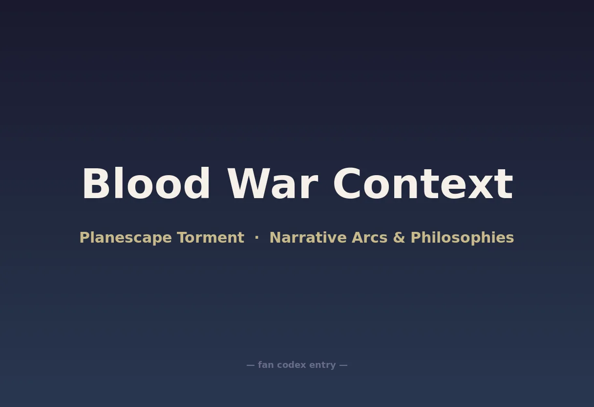 Blood War Context