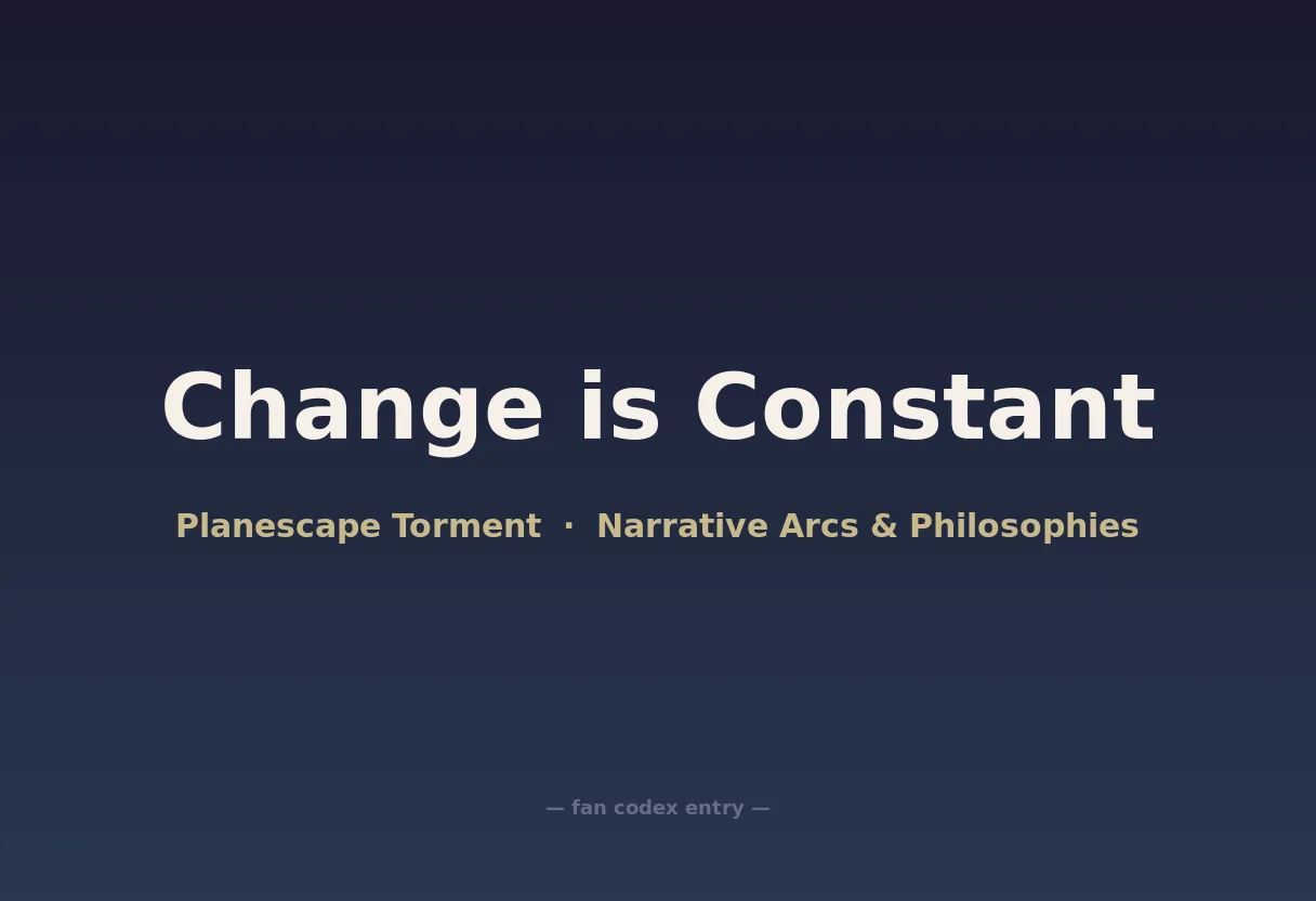 Change is Constant